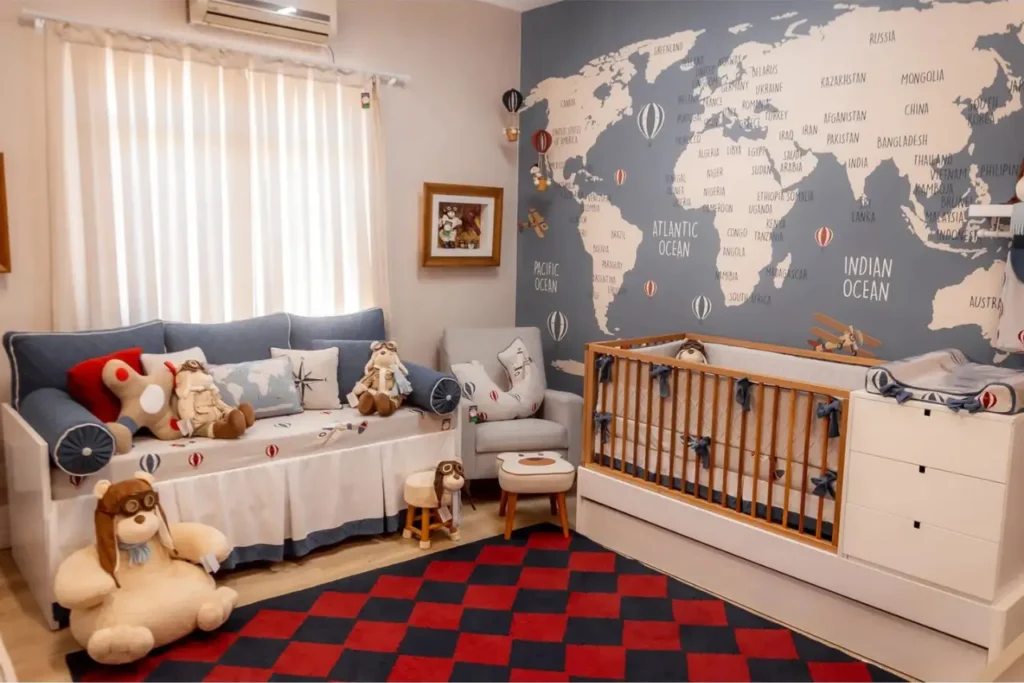 quarto de bebê sensorial