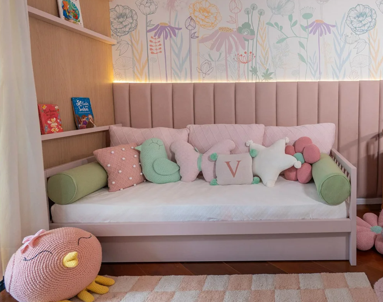 decoração quarto infantil transição berço para cama